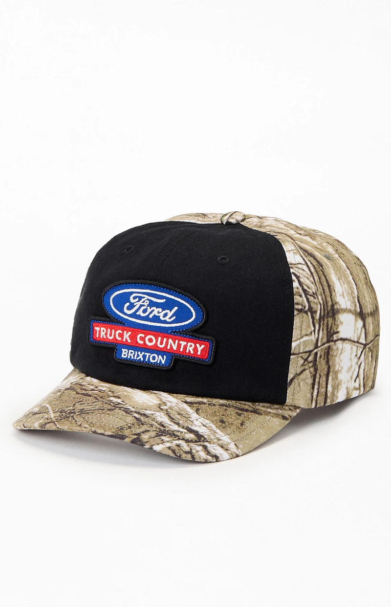 Brixton Form Truck Camo Country Snapback Hat