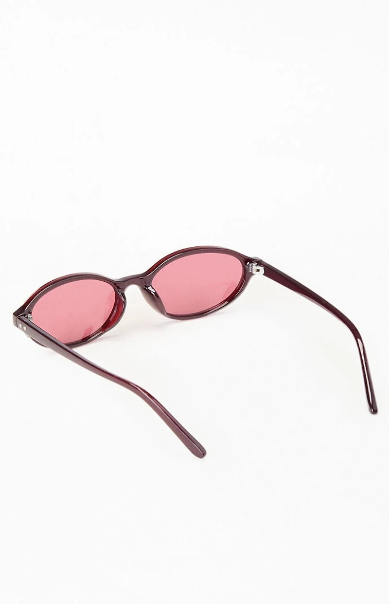 Pacsun Mia Plastic Oval Sunglasses