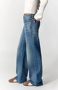Pacsun Casey Low Rise Baggy Jeans Medium Indigo