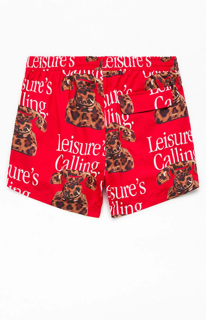 Duvin Design Cat Call 4.5" Swim Trunks