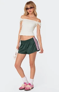 Edikted Nikki Nylon Shorts