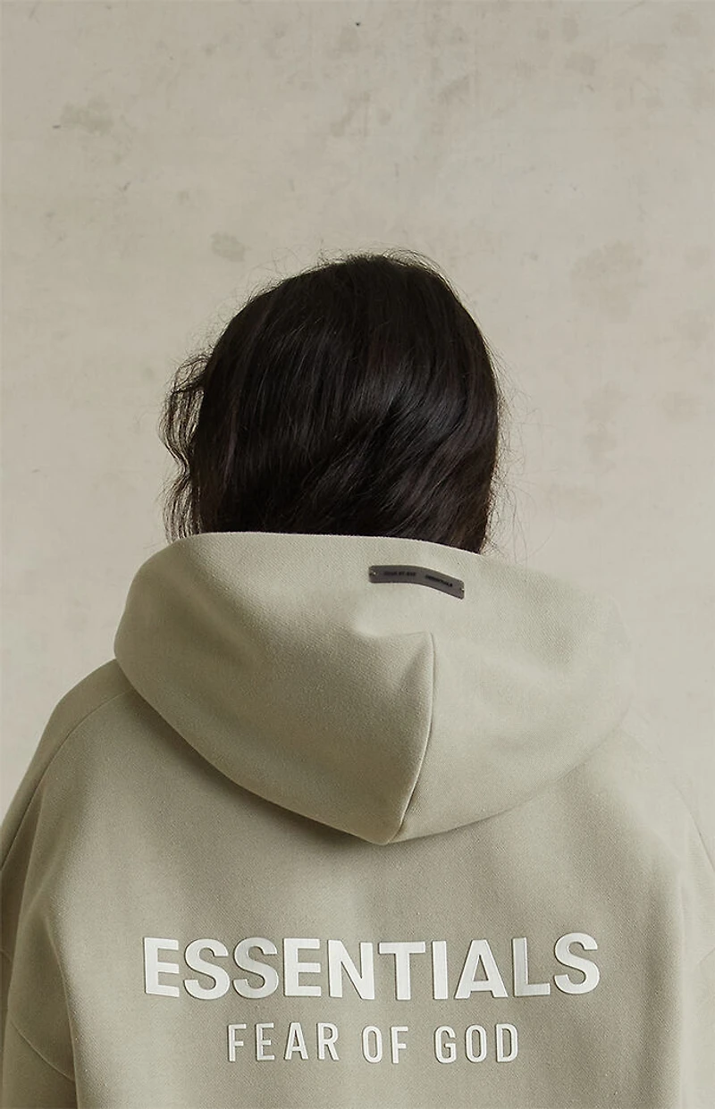 Fear of God ESSENTIALS Kids Abbey Stone Full Zip Fleece Hoodie