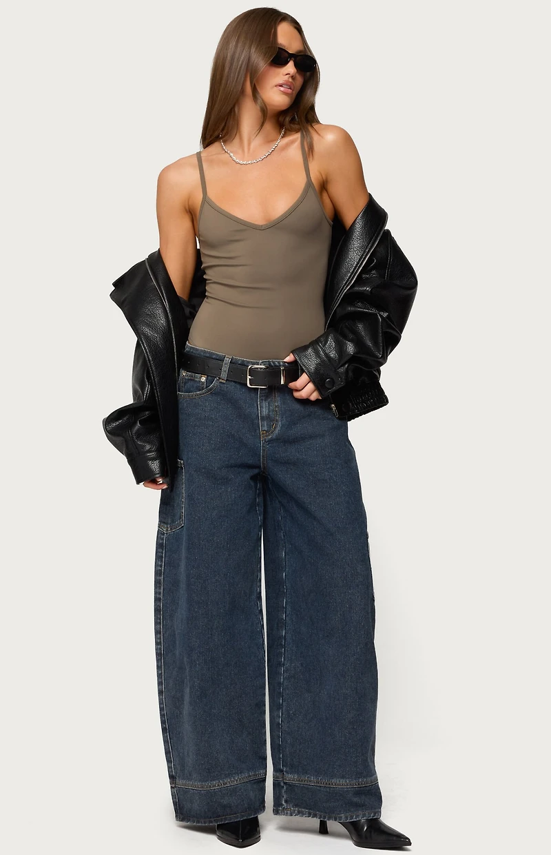 Edikted Nea Pocket Low Rise Baggy Jeans