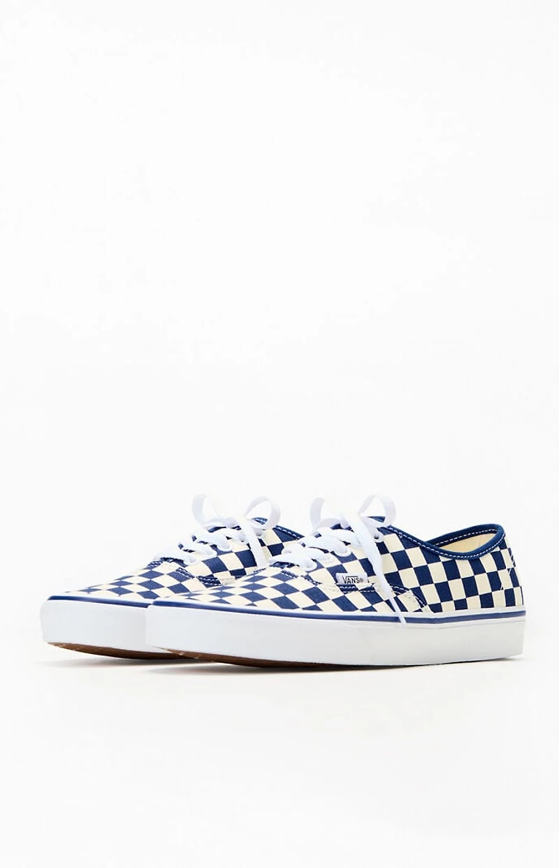 Vans Blue & White Checkerboard Authentic Shoes