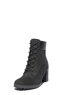 Timberland Women's Black Allington Mid Lace-Up Boots