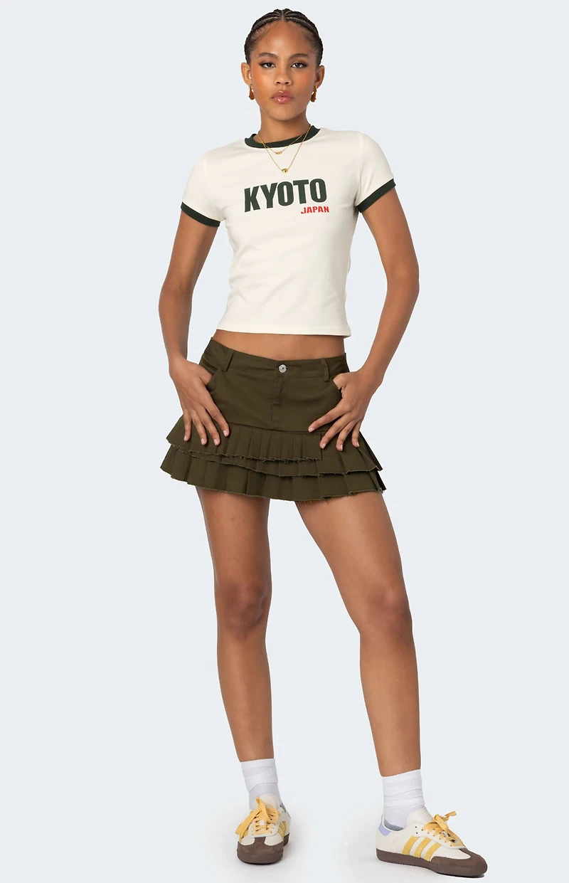 Edikted Kyoto Contrast T-Shirt