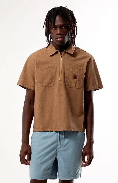 Brixton Brakeman Quater Zip Shirt