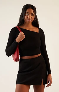 Est. PAC 1980 Arya Asymmetrical Long Sleeve Top