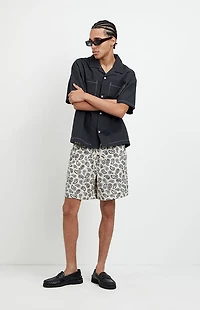 Pacsun Printed Aaron Mesh Volley Shorts