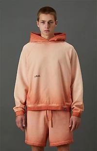 A.R.C. Active Burnt Orange Heavyweight Raglan Oversized Fleece Hoodie