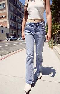 John Galt Light Blue Abbie Cargo Jeans