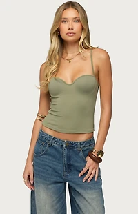 Edikted Aven Built Bra Tank Top