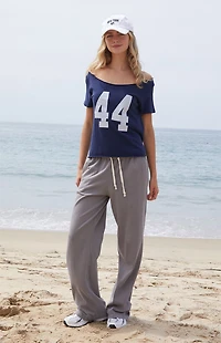 John Galt Blue 44 Robyn Off-The-Shoulder Top