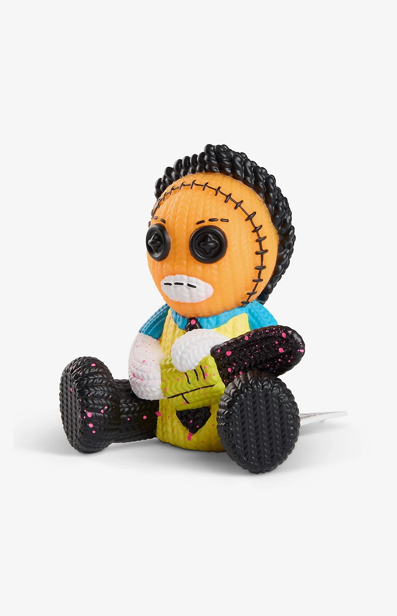 The Texas Chainsaw Massacre Blacklight Leatherface Collector Edition 393 Knit Series Vinyl Figure