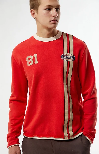 GUESS Originals Racing Crew Neck Sweatshirt