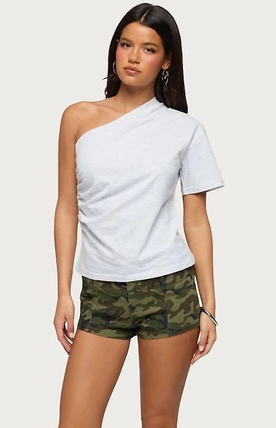 Edikted Yurey Gathered One Shoulder Top