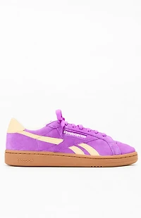 Reebok Women's Purple Club C Grounds UK Sneakers