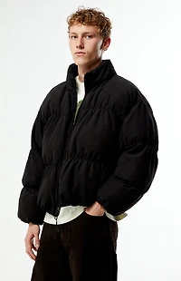 Pacsun Black 83 Channel Puffer Jacket