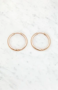 John Galt Gold Hoop Earrings