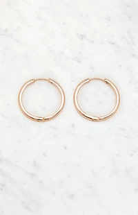 John Galt Gold Hoop Earrings