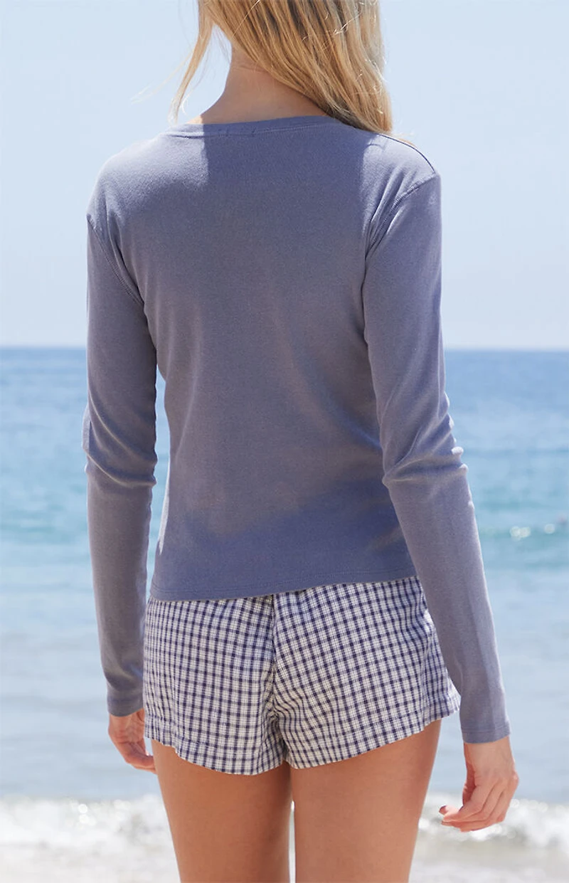 John Galt Dark Gray Long Sleeve Top