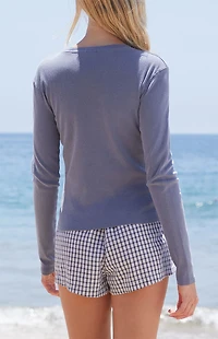 John Galt Dark Gray Long Sleeve Top