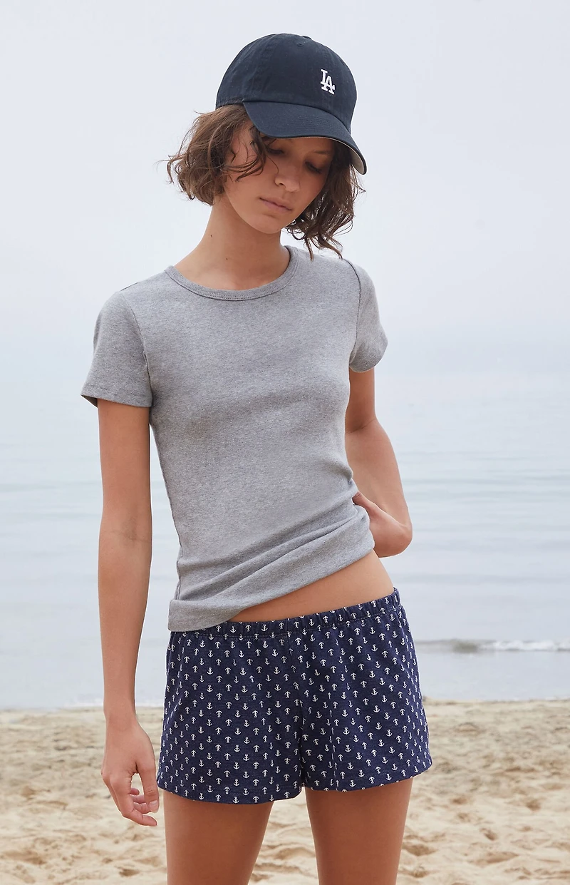 John Galt Emery Anchor Sweat Shorts