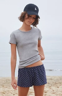 John Galt Emery Anchor Sweat Shorts