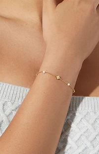 Ana Luisa Hannah Flower Bracelet