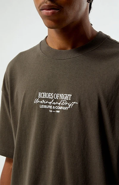 Pacsun Echoes Embroidered T-Shirt
