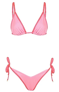 Maaji Pink Ginger Triangle Bikini Top