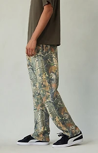Pacsun Camo Straight Leg Sweatpants
