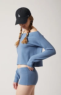 PAC 1980 Active Aspen Waffle Knit Quinn Micro Shorts