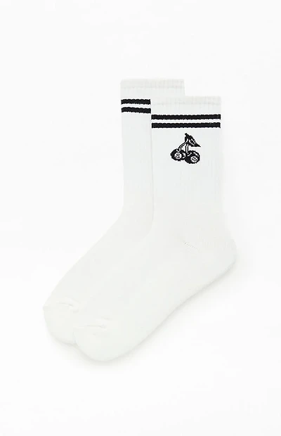 Pacsun Cherry 8 Ball Crew Socks