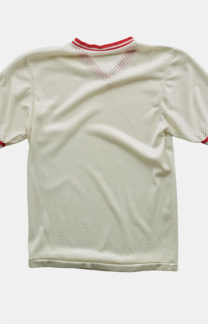 PS VINTAGE '80s Blank Mesh V-Neck Top