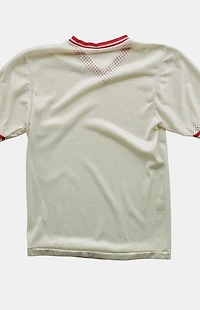 PS VINTAGE '80s Blank Mesh V-Neck Top