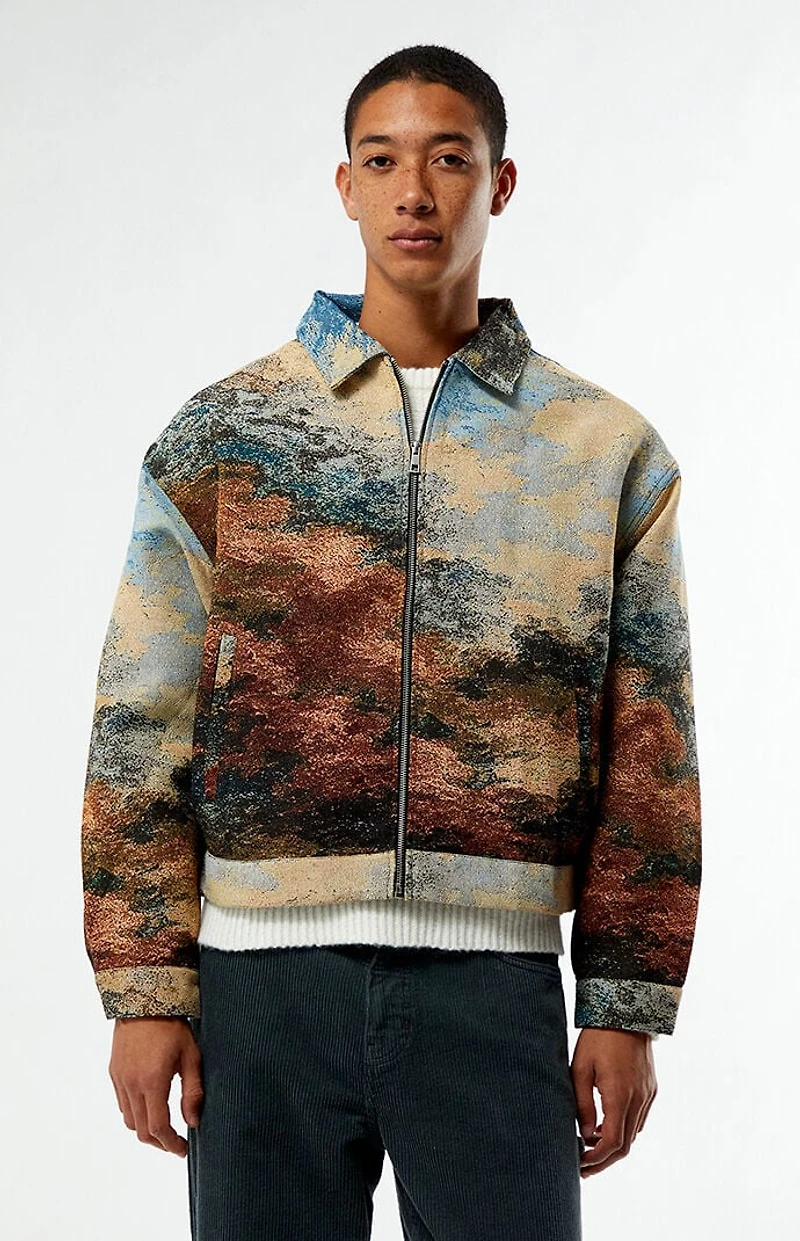 Pacsun Voice Divine Jacquard Gas Jacket