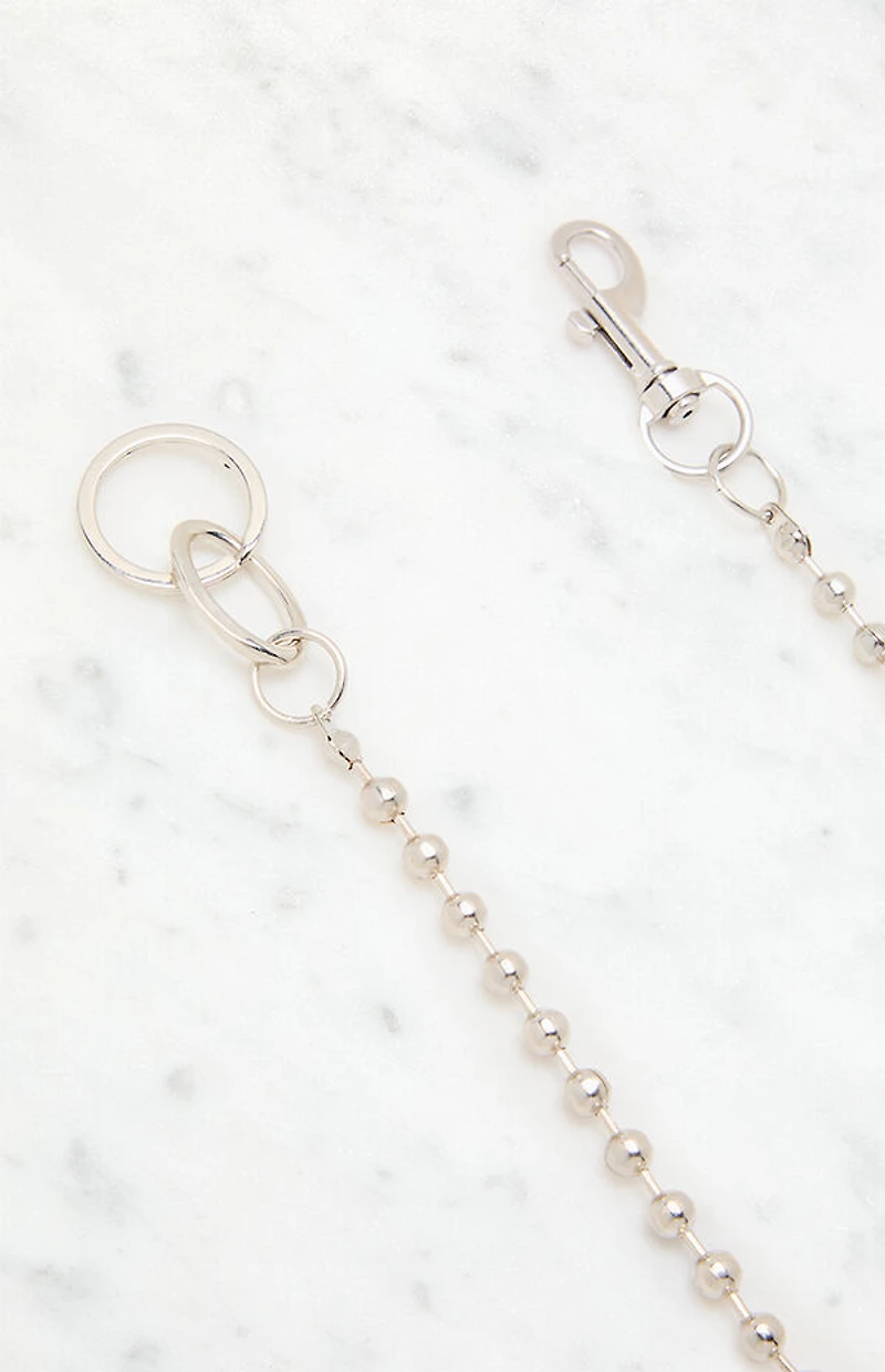 LA Hearts Beaded Ball Wallet Chain
