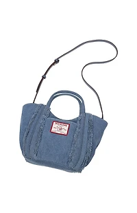 True Religion Atlas Frayed Medium Tote Bag