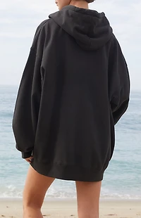 John Galt Black Full Zip Hoodie
