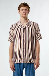 Pacsun Caleb Stripe Camp Shirt