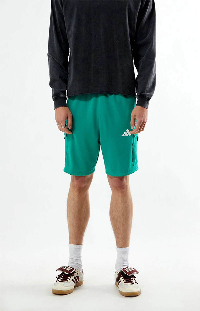 adidas Green Tiro Cargo Shorts