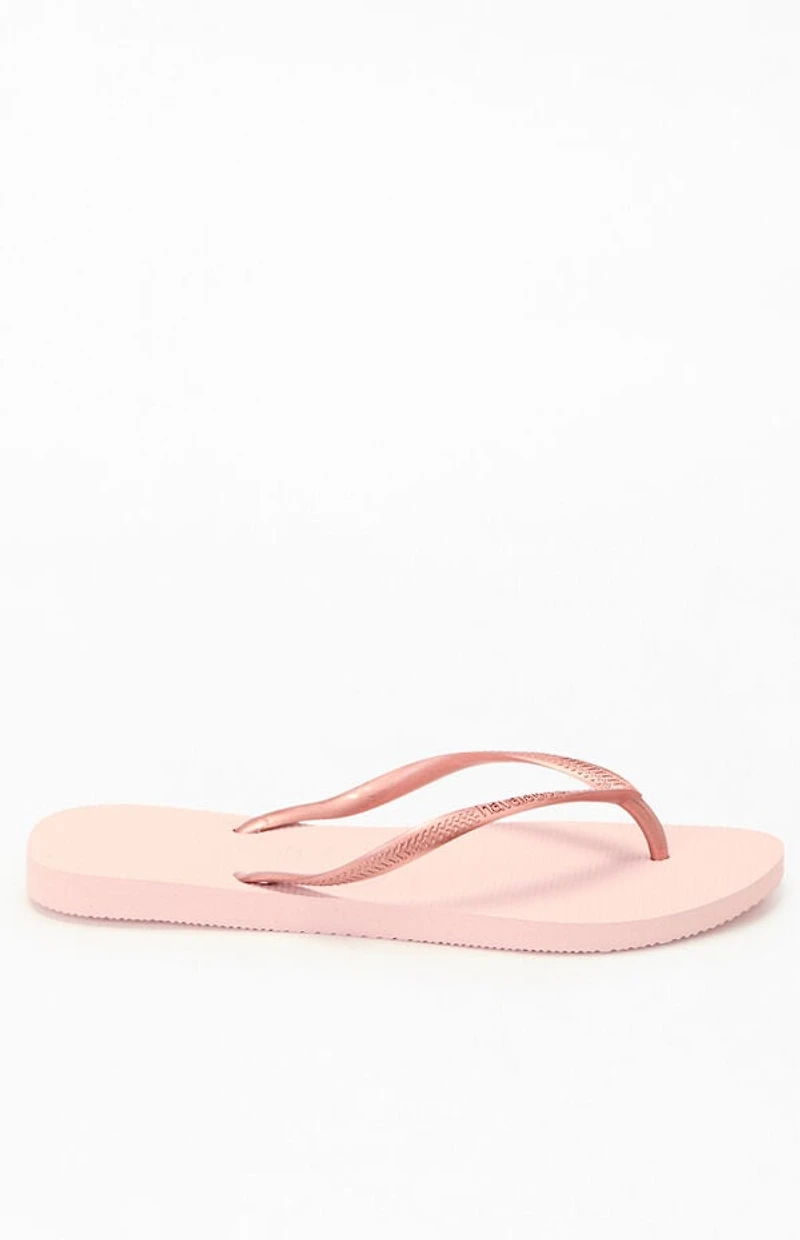 Havaianas Women's Pink Slim Flip Flop Sandals
