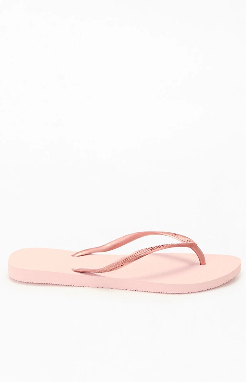Havaianas Women's Pink Slim Flip Flop Sandals