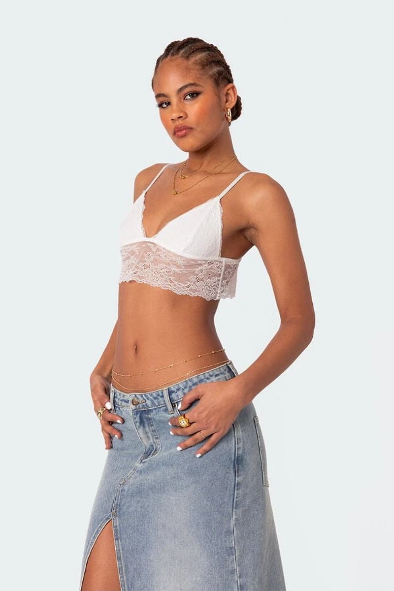 Edikted Greta Lace Bra Top