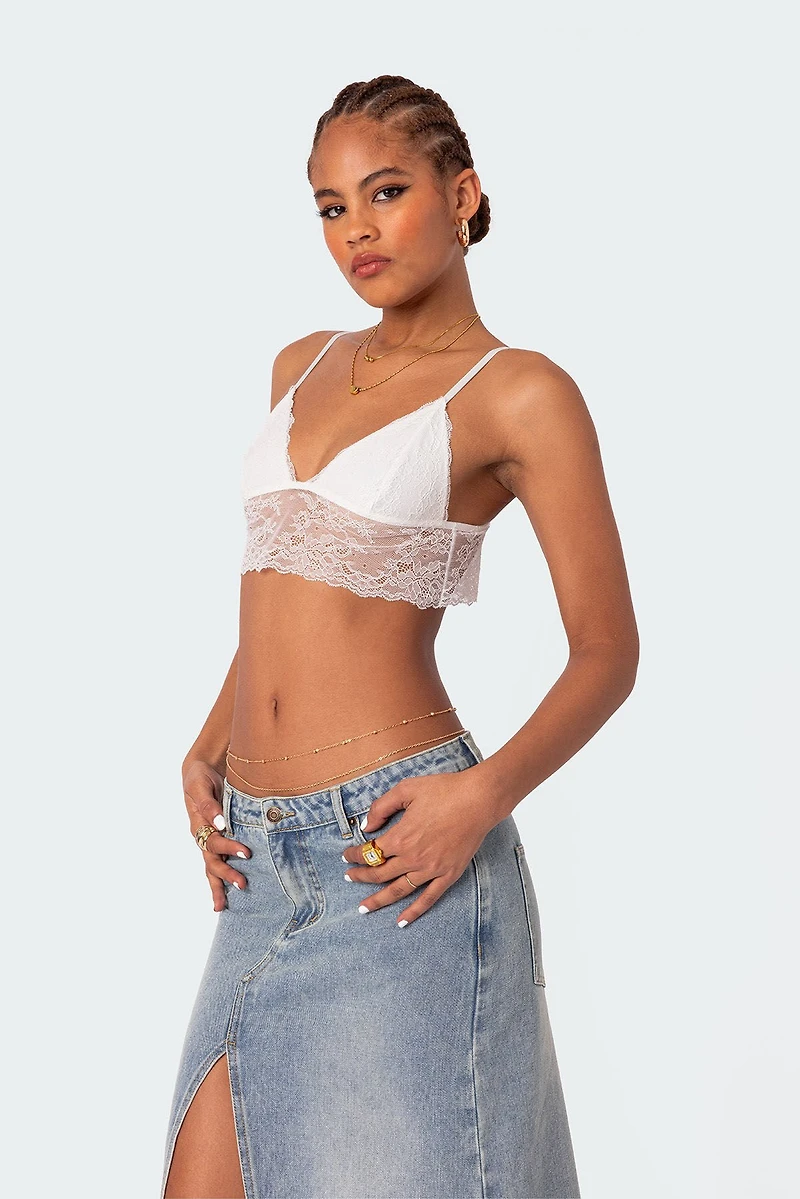 Edikted Greta Lace Bra Top