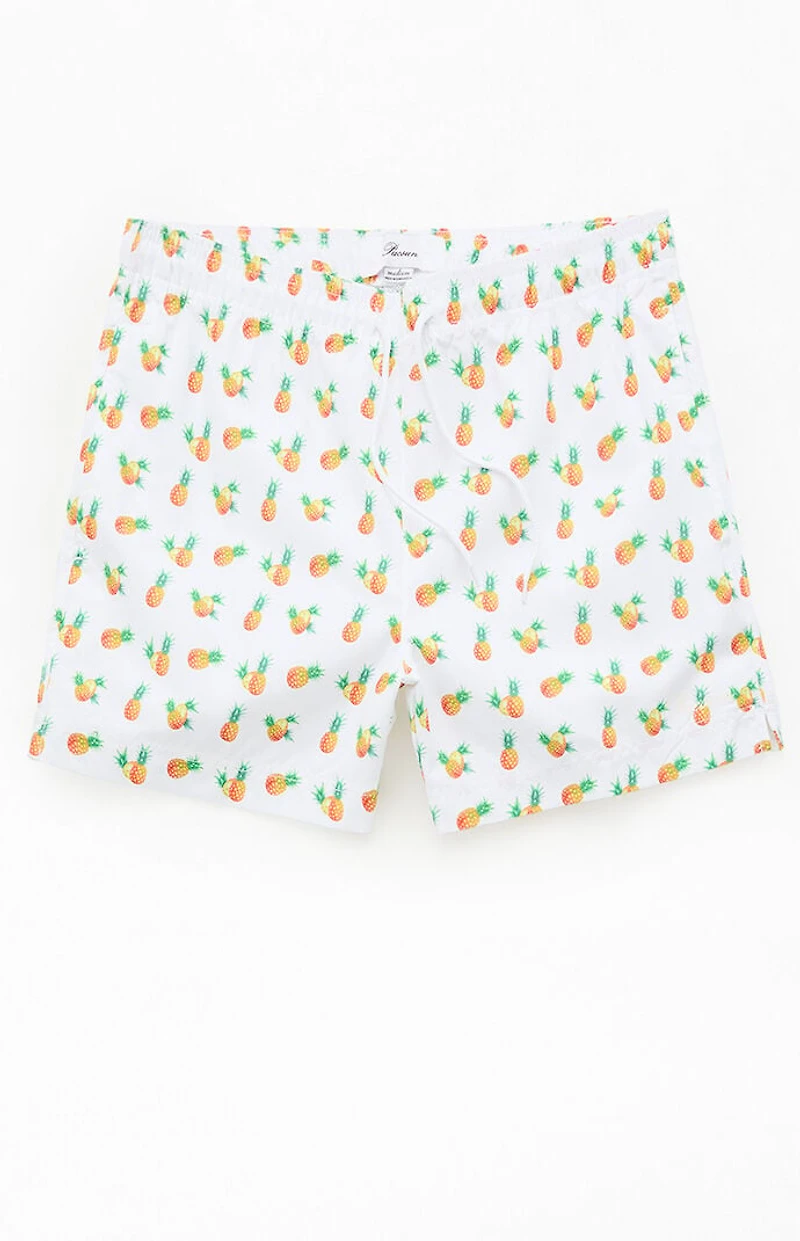 Pacsun Pineapple 4.5" Swim Trunks