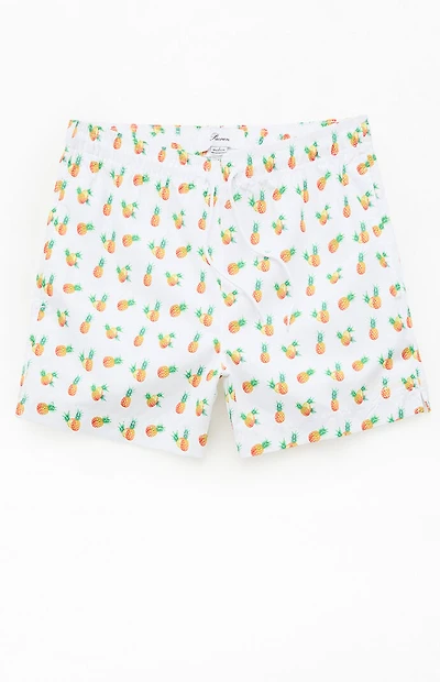 Pacsun Pineapple 4.5" Swim Trunks