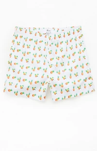 Pacsun Pineapple 4.5" Swim Trunks