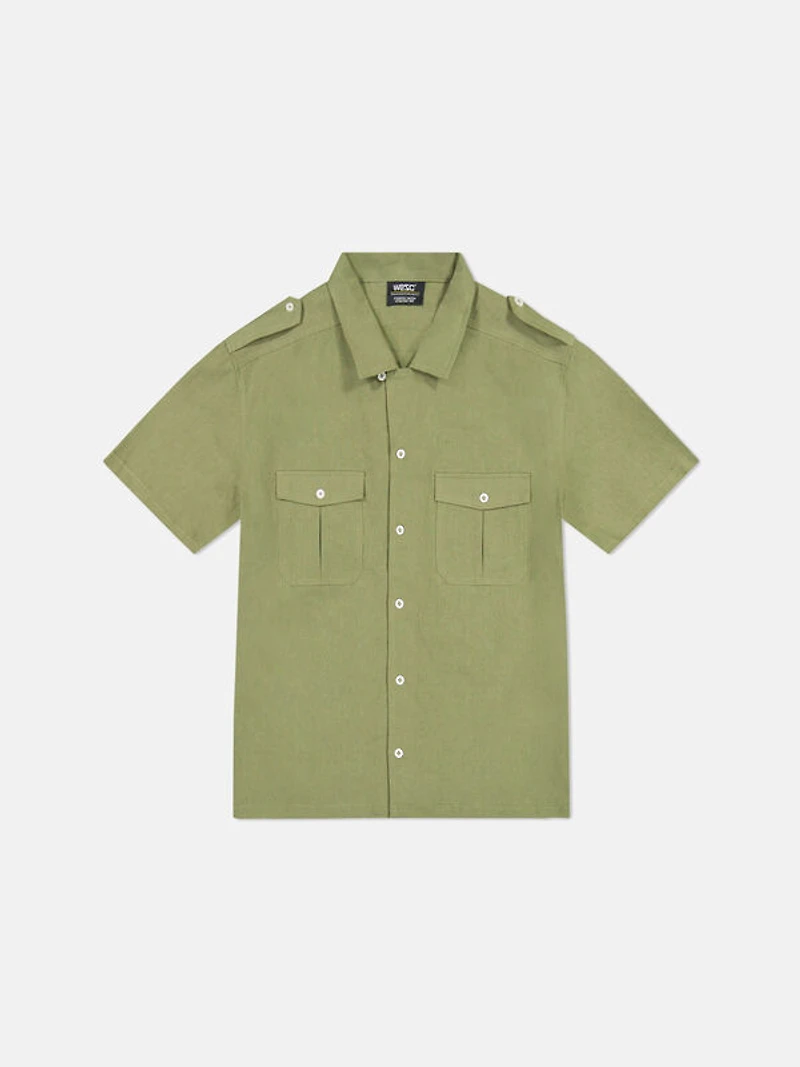 WeSC America Inc Olive Safari Camp Shirt